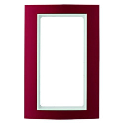 KNX Ramka z dużym wycięciem Berker B.3 alu czerwony/biały 13093022