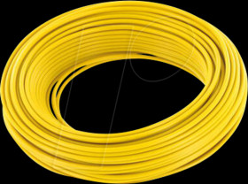 KL014GE10 Stranded Copper Wire 0,14qmm 10m yellow