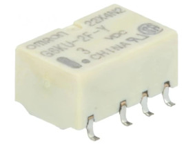 G6KU-2F-Y-3DC Przekaźnik: elektromagnetyczny DPDT Ucewki: 3VDC 0,3A/125VAC