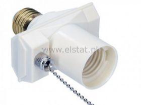 Adapter żarówki E27 na E27 z wyłącznikiem