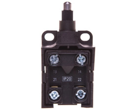 Wyłącznik krańcowy otwarty 1Z 1R migowe tworzywo 30mm trzpień teflonowy IP20 3SE5250-0CC05