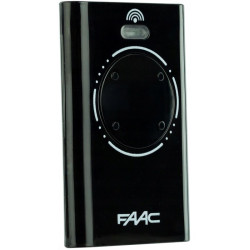Pilot do bram FAAC XT4 SLH LR 4-kanałowy 868MHz czarny z kodem zmiennym ORYGINAŁ