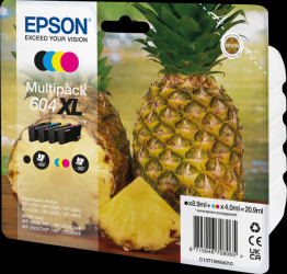 C13T10H64010 Ink, Epson, multi-pack, 604XL, original