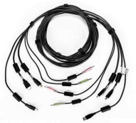 Vertiv Avocent CBL0129, 3 m, USB, USB, HDMI, Czarny, USB