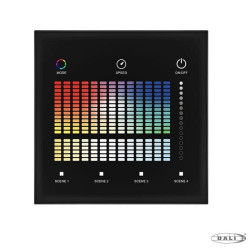 Naścienny panel dotykowy DALI master LED RGB+CCT TD5-S(B)