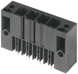 Pin header, 12 pole, pitch 7.62 mm, straight, black, 1930920000