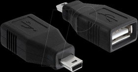 65277 USB 2.0 A socket > mini USB plug adapter