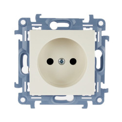 Gniazdo pojedyncze b/u kremowe CG1.01/41 Kontakt Simon10