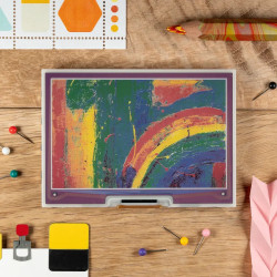 Pimoroni Inky Impression 4" (7 colour ePaper/eInk HAT) - PIM600