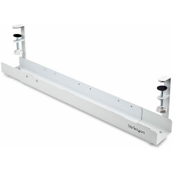 StarTech.com CALW-DESK-CABLE-TRAY Under Desk Cable Management Tray, Length Adju