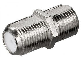 Złącze F: gniazdo F gniazdo F gniazdo adaptera z cynku