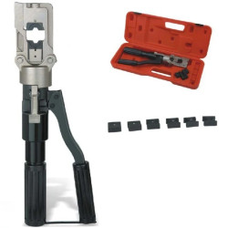 Praska do kabli 10-150mm2 / Zaciskarka do końcówek 10-16-25-35-50-70-95-120-150 mm2 / Zestaw walizkowy praski PHD-150