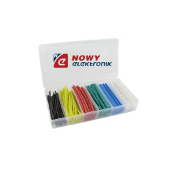 Rura termokurcz zestaw HST-100C 10cm kolorowe w pudełku 100szt