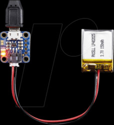 1904 Developer boards - Charger for Li-Ion / LiPo batteries with micr