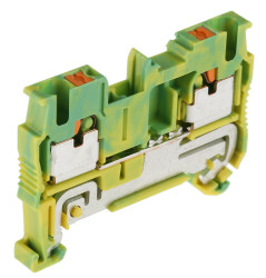 Listwa zaciskowa uziemienia Phoenix Contact poziomy: Pojedynczy 26 → 12AWGWciskane PT 2.5-PE