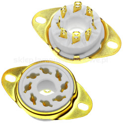 Podstawka lampowa oktal do chassis SOW - Gold