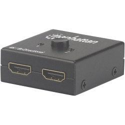 Manhattan 207850 HDMI splitter 2 ports 4096 x 2160 p Black