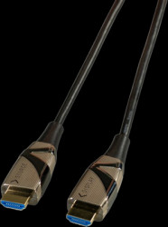 Connection cable, 30 m, black, HDMI plug type A, straight to HDMI plug type A, straight, ICOC-HDMI-HY2-030