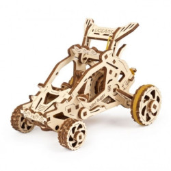 Mini Buggy - model mechaniczny do składania - fornir - 80 elementów - Ugearsmodels 70142