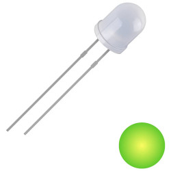 Quadrios 2111O164 LED wired Yellow-green Circular 3mm 700mcd 30&#xB0; 20mA 2V