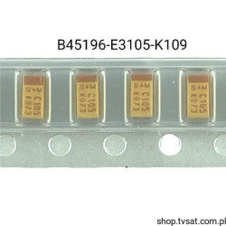 B45196-E3105-K109 Tantalum 1uF 16V 10% SMD-A S+M