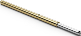 Standard test pin with probe, cone, Ø 0.69 mm, travel  2.54 mm, pitch 1.27 mm, L 16.5 mm, F11101S053N085