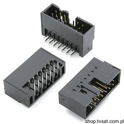1-827746-4 Connector Horiz 2x7 Pins THT AMP
