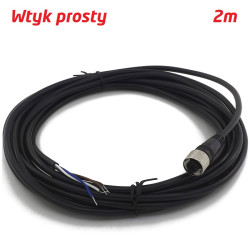 Przewód Czujnik Zbliżeniowy M8 3-PIN 2m wtyk prosty