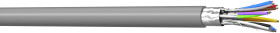 Control Cable liczba żył 5 0,22 mm2 Ekranowany CAE Multimedia Connect Szary