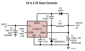 4.5A, 500kHz Step-Down Switching Regulator