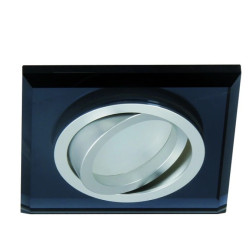 Oczko sufitowe szklane regulowane MORTA CT-DTL50-B bez oprawki Gx5,3/GU10 max 10W czarny 26719