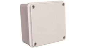 Puszka Gładka Z Pokrywą 120 C Poliwęglan Seria 480 100X100x50szara Ec480c4...