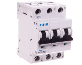 Wyłącznik nadprądowy 1P K 20A 15kA AC FAZ K20/3 278912