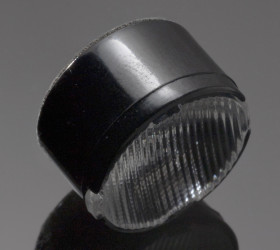 Zespół obiektywu owalna 16.1 (Dia.) x 9.7mm, D 16.1mm, kąt widzenia 32 + 14°, Ledil, seria: Tina2