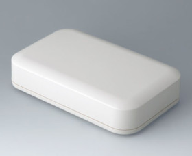 ASA+PC-FR enclosure, (L x W x H) 200 x 124 x 45 mm, gray white (RAL 9002), IP40, A9461107