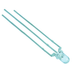 Red / Green Tri-Colour 3mm LED Clear Lens Common Anode