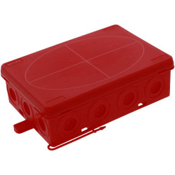 Wiska 10109600 Junction box (L x W x H) 125 x 86 x 41 mm Red IP55