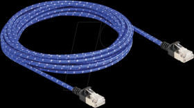 80380 Patch cable Cat.6A U/FTP Slim 5 m blue