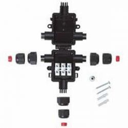 ZŁ.KABLOWE PUSZKA 3-PIN IP54 CZARNY