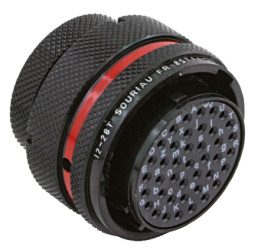 Złącze wielostykowe przemysłowe 41-pinowe Montaż na kablu Wtyczka Souriau Sunbank by Eaton