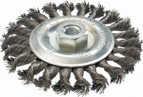 Szczotka druciana tarczowa 125 mm x M14 INOX 57H598