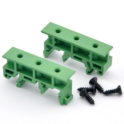 DIN Rail Mounting Adapter Bracket Holder Carrier Clips, for 35mm, 32mm or 15mm DIN Rail.