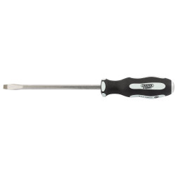 Draper Expert 35183 Pound Thru&#x27; Plain Slot 6.5 x 150mm Soft Grip Screwdrivers