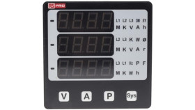 Cyfrowy Miernik Panelowy Wielofunkcyjny, 5 (Current) A, 500 (Ac Rms Input...