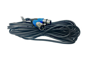 Przyłącze kabel gniazdo XLR- wtyk XLR niebieski (10m)