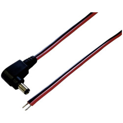TruComponents 202821 Low power cable - Open ends 5.50mm 2.50mm 1.00m