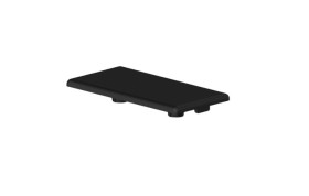 Cover Cap for 45mm Profile, Black