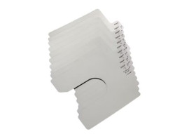 Zestaw podkładek regulacyjnych SKF grubość 0.4mm Stal nierdzewna długość 125mm Srebrny