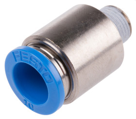 Złączka pneumatyczna R 1/8 męskie Wciskane 10 mm Festo Adapter gwintowany prosty R 1/8 męskie