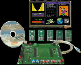 EA EVALEDIPTFT43 Starter kit with 10.9cm (4.3") TFT, touch